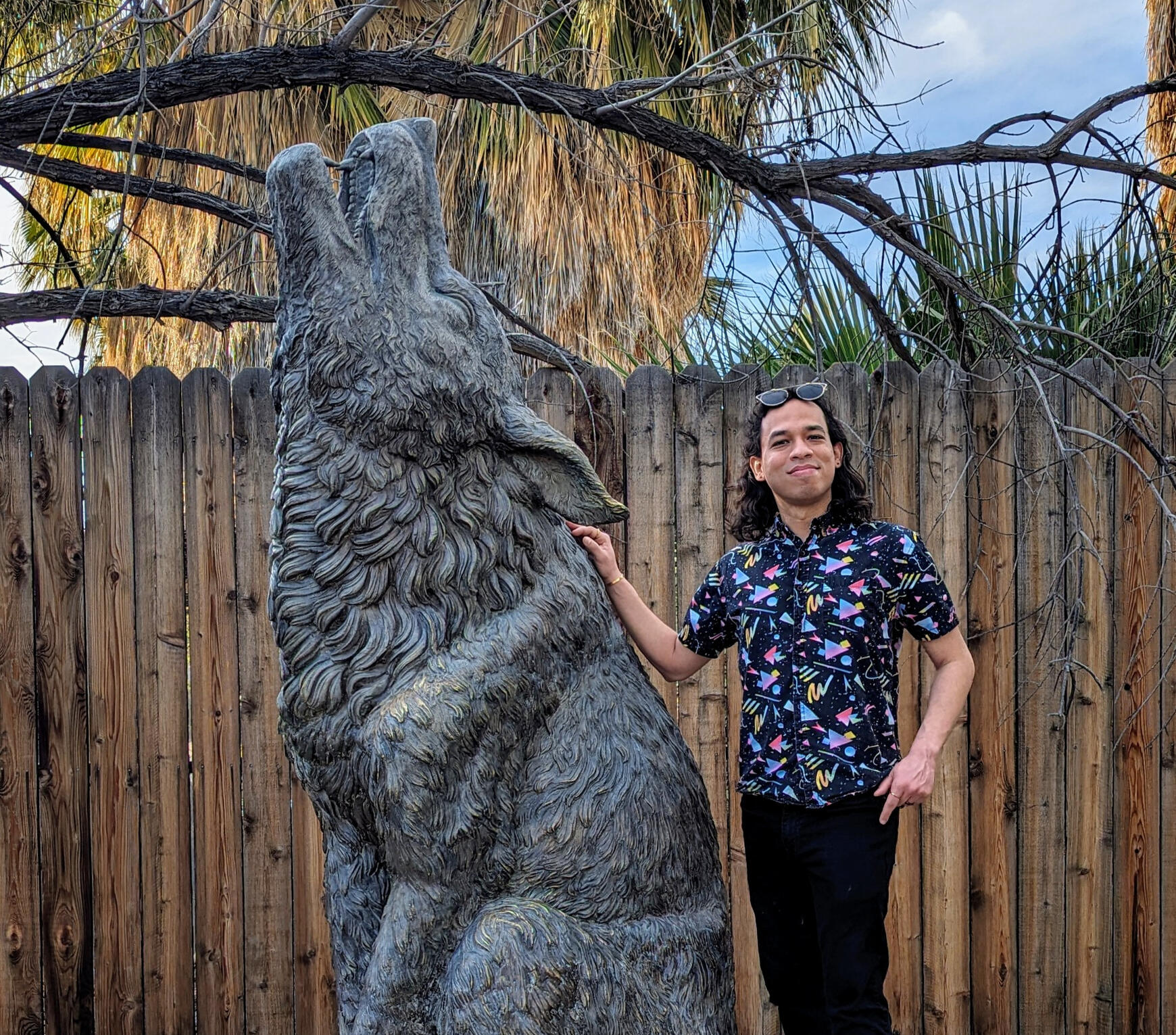 Adrian Villalobos at the Living Desert Zoo in Palm Desert, California during the summer of 2023.